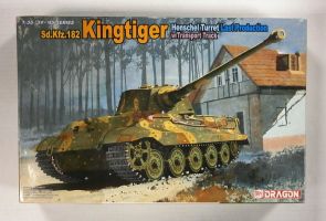 Thumbnail DRAGON 6209 KINGTIGER Sd.Kfz.182 HENSCHEL TURRET LAST PRODUCTION w/TRANSPORT TRACK
