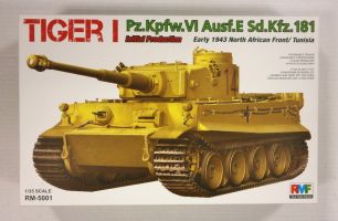 Thumbnail RYE FIELD MODEL 5001 TIGER I Pz.Kpfw.VI Ausf.E Sd.Kfz.181 EARLY 1943 NORTH AFRICAN FRONT/TUNISIA