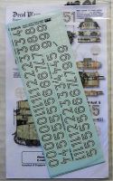 Thumbnail ECHELON 1984. D356136 GENERIC LSSAH TURRET NUMBERS - MEDIUM PANZERS - KURSK 1943