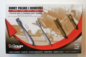 Thumbnail MIRAGE 448001 POLISH WWII   GERMAN WWI BOMBS
