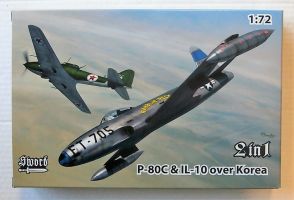 Thumbnail SWORD 72128 P-80C   IL-10 OVER KOREA