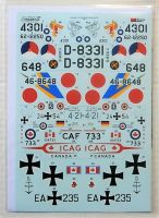 Thumbnail XTRADECAL 48210 LOCKHEED F-104 STARFIGHTER COLLECTION PART 3