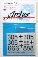 Thumbnail  2052. ARCHER FINE TRANSFERS AR35189 HJ PANTHER G No 2