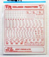 Thumbnail VERLINDEN PRODUCTIONS 2061. 169 AIRCRAFT STENCILING No 4  RED 