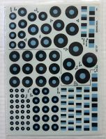 Thumbnail MODELDECAL 2089. 117 WW2 SOUTH EAST ASIA COMMAND ROUNDELS AND FIN FLASHES