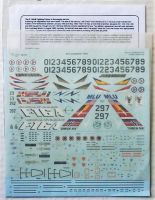 Thumbnail VINGTOR DECALS 2538. 48101 GENERAL DYNAMICS F-16A/B FIGHTING FALCON RNOAF EARLY MARKINGS