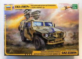 Thumbnail ZVEZDA MODELS 3682 GAZ-233014 RUSSIAN ARMOURED VEHICLE W/ AT MISSILE SYSTEM KORNET D