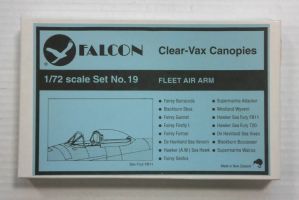 Thumbnail FALCON CLEAR-VAX CANOPIES SET NO. 19 FLEET AIR ARM