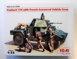 Thumbnail ICM 35381 PANHARD 178 WITH FRENCH ARMOURED VEHICLE CREW