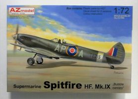 Thumbnail AZ MODEL 7633 SUPERMARINE SPITFIRE HF MK.IX BUBBLE CANOPY