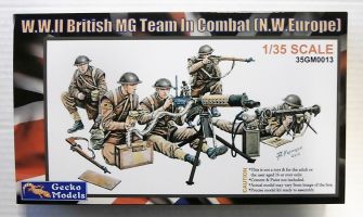 Thumbnail GECKO MODELS 350013 WWII BRITISH MG TEAM IN COMBAT N.W EUROPE
