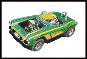Thumbnail AMT 1318 1962 CORVETTE 3-IN-1 CAR SPECIAL OFFER PRICE