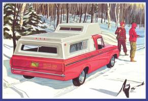 Thumbnail AMT 1412 1963 FORD F-100 CAMPER PICKUP TRUCK SPECIAL OFFER PRICE