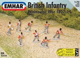 Thumbnail EMHAR 7214 BRITISH INFANTRY PENINSULAR WAR 1807-1814 SPECIAL OFFER PRICE