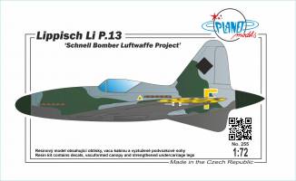 Thumbnail PLANET MODELS 255 LIPPISCH LI P.13 SCHNELL BOMBER 