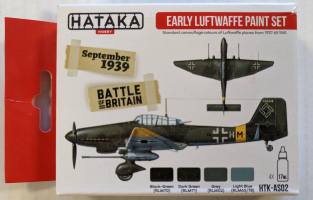 Thumbnail HATAKA HOBBY AS02 EARLY LUFTWAFFE PAINT SET