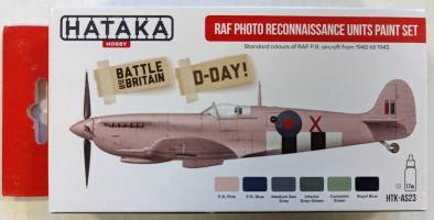 Thumbnail HATAKA HOBBY AS23 RAF PHOTO RECONNAISSANCE UNITS PAINT SET