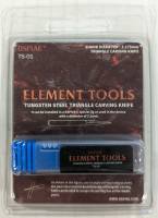 Thumbnail DSPIAE TS-01 ELEMENT TOOLS TUNGSTEN STEEL TRIANGLE CARVING KNIFE 