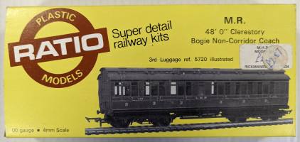 Thumbnail RATIO 5723 M.R. CLERESTORY ROOF NON-CORRIDOR BOGIE COACH