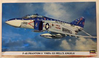 Thumbnail HASEGAWA 00067 F-4S PHANTOM II VMFA-321 HELLS ANGELS 