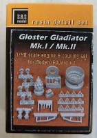 Thumbnail SBS MODEL 48058 GLOSTER GLADIATOR MK.1/MK.II RESIN DETAIL SET