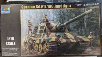 Thumbnail TRUMPETER MODELS 00923 GERMAN SD.KFZ.186 JAGTIGER  UK SALE ONLY 