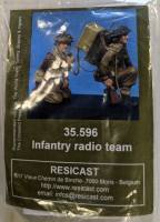 Thumbnail RESICAST 35596 INFANTRY RADIO TEAM 