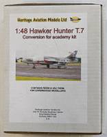 Thumbnail HERITAGE AVIATION MODELS HAWKER HUNTER T.7 CONVERSION FOR ACADEMY KIT 