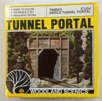 Thumbnail WOODLAND SCENICS C1254 TIMBER SINGLE TUNNEL PORTAL 