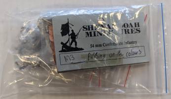 Thumbnail SHENANDOAH MINIATURES M3 CONFEDERATE INFANTRY PASSING ON THE COLOURS