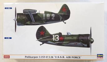 Thumbnail HASEGAWA 02171 POLIKARPOV I-I53   I-I16 U.S.S.R. AIR FORCE 
