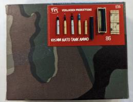 Thumbnail VERLINDEN PRODUCTIONS 86 105MM NATO TANK AMMUNITION