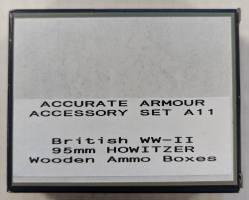 Thumbnail ACCURATE ARMOUR A11 BRITISH WWII 95MM HOWITZER WOODEN AMMO BOXES