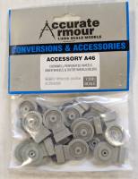 Thumbnail ACCURATE ARMOUR 3046 ACCESSORY A46 CROMWELL PERFORATED WHEELS INNER WHEELS   OUTER WHEELS 