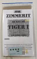 Thumbnail ATAK MODEL 35005 ZIMMERIT SD.KFZ.181 TIGER I FOR TAMIYA MODEL 