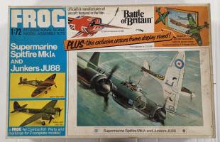 Thumbnail FROG F511 SUPERMARINE SPITFIRE MK1A AN JUNKERS JU88