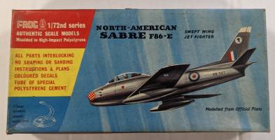 Thumbnail FROG 321P NORTH AMERICAN SABRE F86-E 