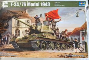 Thumbnail TRUMPETER MODELS 00903 T-34/76 MODEL 1943 UK SALE ONLY