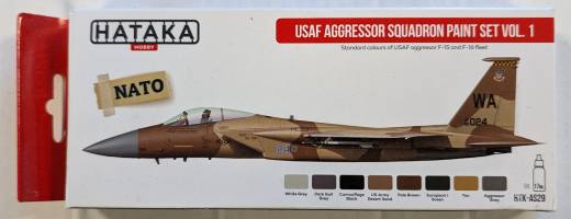 Thumbnail HATAKA HOBBY AS29 USAF AGGRESSOR SQUADRON PAINT SET VOL.1 