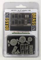 Thumbnail EDUARD 648053 SU-27 WHEELS FOR ACADEMY/EDUARD KIT