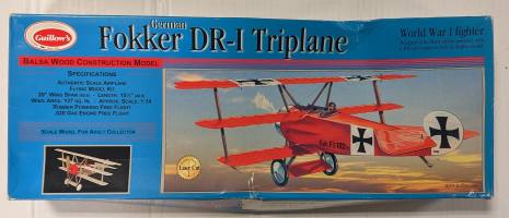Thumbnail GUILLOWS 204 FOKKER DR-1 TRIPLANE