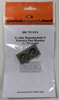 Thumbnail QUICKBOOST.NET 72411 A--10A THUNDERBOLT II CORRECT FAN BLADES 