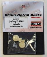 Thumbnail KORA 7252 DOFLUG D.3801 WHEELS FOR RS MODELS