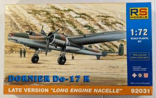 Thumbnail RS MODELS 92031 DORNIER D-17K 