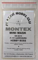 Thumbnail MONTEX 48316 MINI MASK F-111 AARDVARK HOBBY BOSS