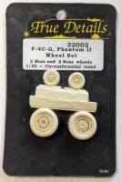 Thumbnail TRUE DETAILS 32003 F-4C-G  PHANTOM II WHEEL SET 