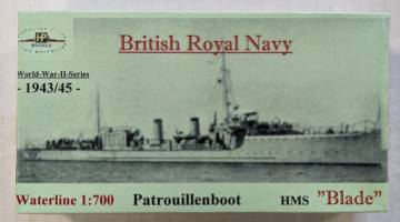 Thumbnail HP MODELS BRITISH ROYAL NAVY HMS BLADE 