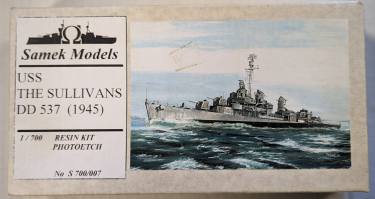 Thumbnail SAMEK 700007 USS THE SULLIVANS DD 537 