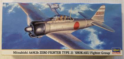 Thumbnail HASEGAWA 00616 MITSUBISHI A6M2B ZERO FIGHTER TYPE 21 SHOKAKU FIGHTER GROUP