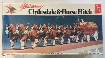Thumbnail AMT 7702 BUDWEISER CLYDESDALE 8-HORSE HITCH  UK SALE ONLY 